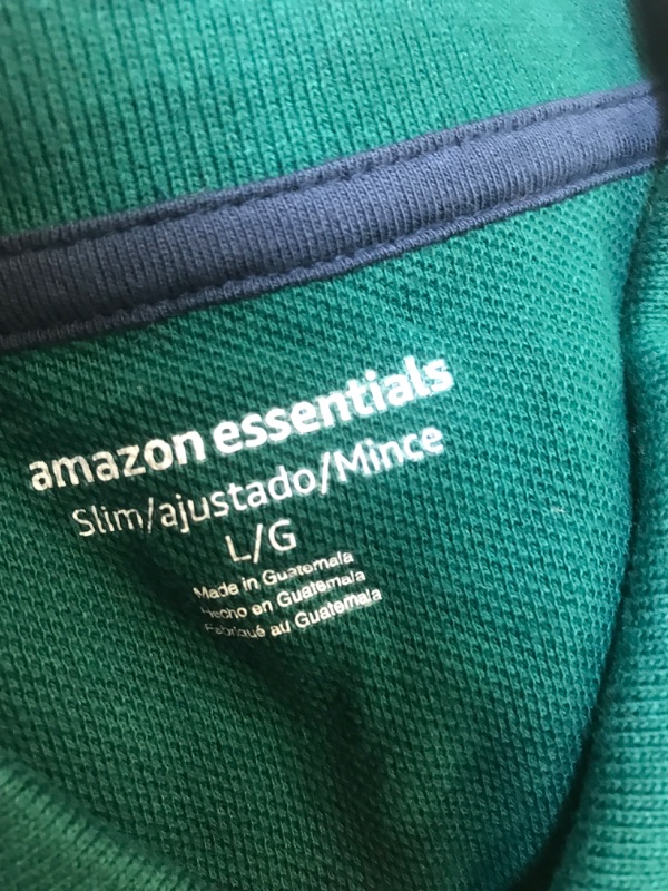 Photo 3 of Amazon Essentials Men's Slim-Fit Cotton Pique Polo Shirt
