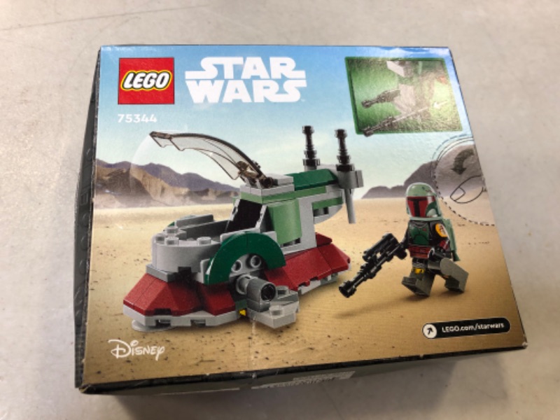 Photo 2 of LEGO Star Wars Boba Fett's Starship Microfighter 75344, Building Toy Vehicle with Adjustable Wings and Flick Shooters, The Mandalorian Set for Kids