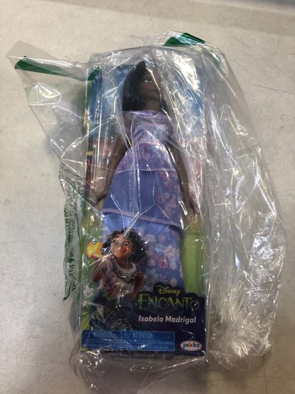 Photo 2 of Disney Encanto Isabela Fashion Doll with Dress, Shoes & Hair Pin
