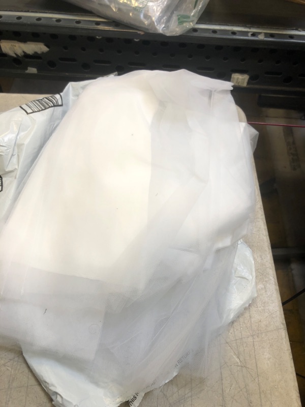 Photo 2 of 928 - Plus Size Long Maxi A-Line Tutu Tulle Wedding Skirt 4X White