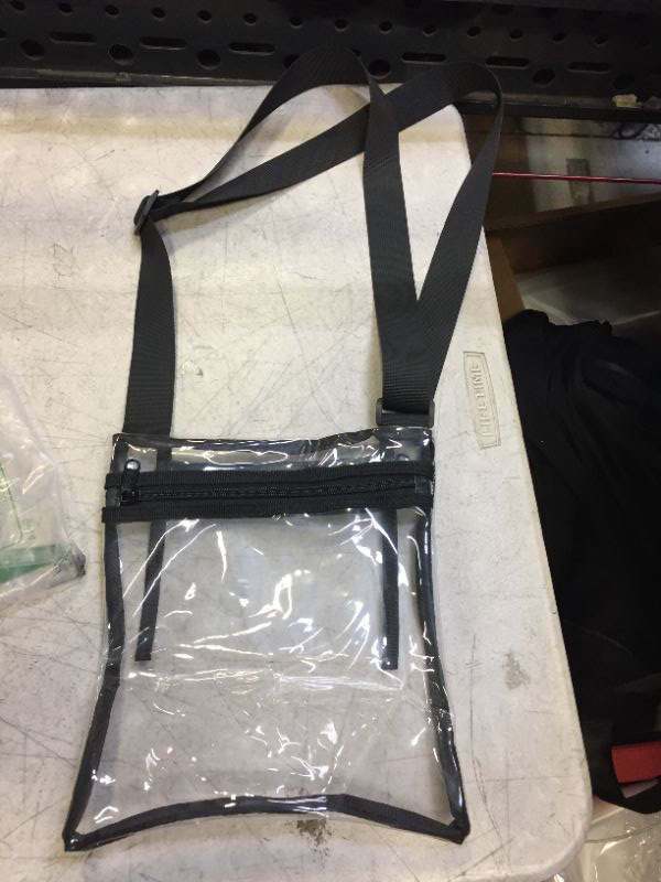 Photo 1 of CLEAR PURSE CLEAR BAG STADIUM APPROVED, CROSSBODY CONCERT BAG