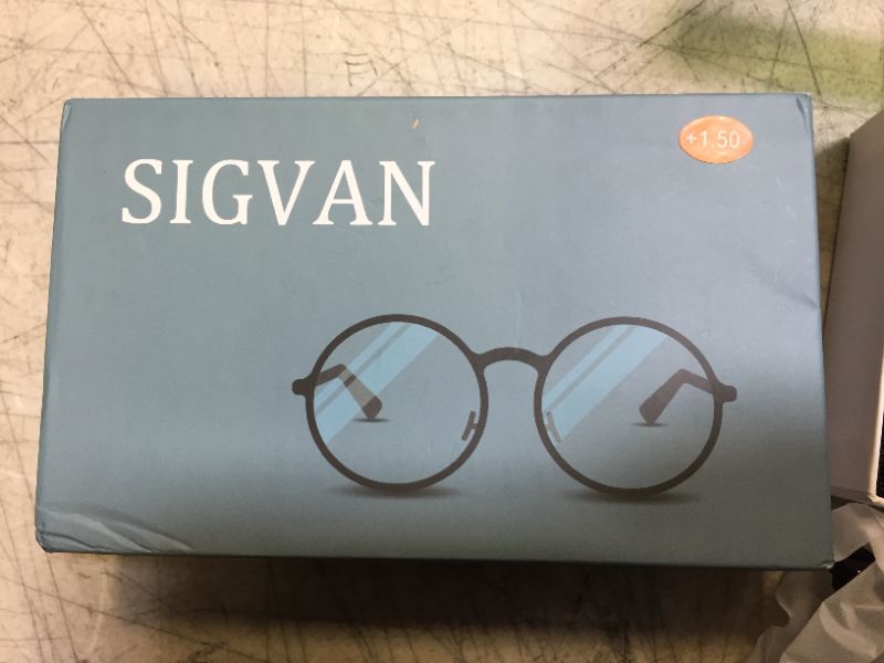 Photo 2 of 2 PAIRS OF SIGVAN BLUE LIGHT UV PROTECTION ULTRA THIN FLEXIBLE & LIGHT GLASSES (ABOUT 5.5 IN. LONG)