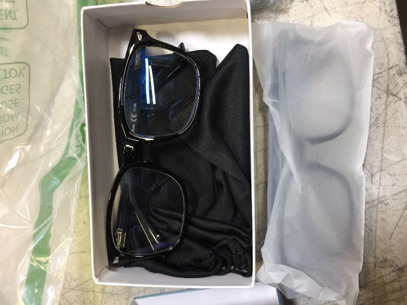 Photo 1 of 2 PAIRS OF SIGVAN BLUE LIGHT UV PROTECTION ULTRA THIN FLEXIBLE & LIGHT GLASSES (ABOUT 5.5 IN. LONG)