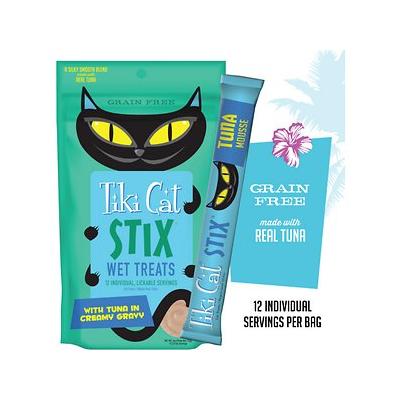 Photo 1 of 2PCS OF Tiki Cat Stix Tuna Mousse Treats, 0.5 Oz., Count of 12
