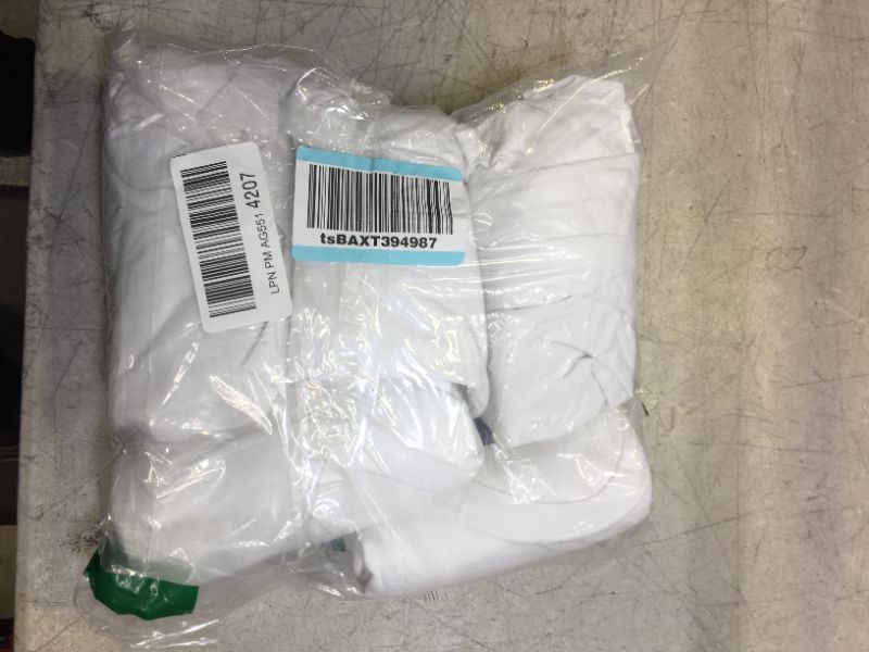 Photo 2 of Amazon Essentials Men's Crewneck Undershirt, Pack of 5 X-Large White