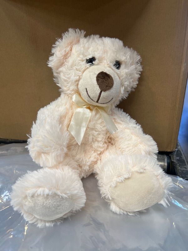 Photo 1 of 13inch cream teddy bear 