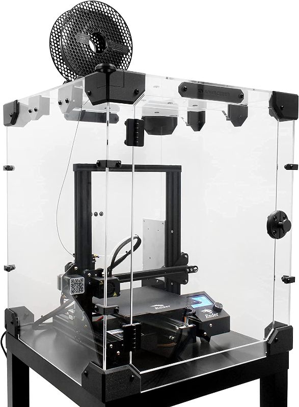 Photo 1 of 3D SOURCERER Universal 3D Printer Enclosure 5mm Plexiglass Kit [540x540x620mm Inner Volume] IKEA Lack PRUSA MK3S/Creality Ender 3/5 Pro | Fire & Dust Proof Constant Temperature Protective Tent Cover
