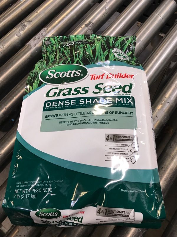 Photo 2 of Scotts Turf Builder Grass Seed Dense Shade Mix for Tall Fescue Lawns, Grows with as Little as 3 Hours of Sunlight, 7 lbs. 7 lb.