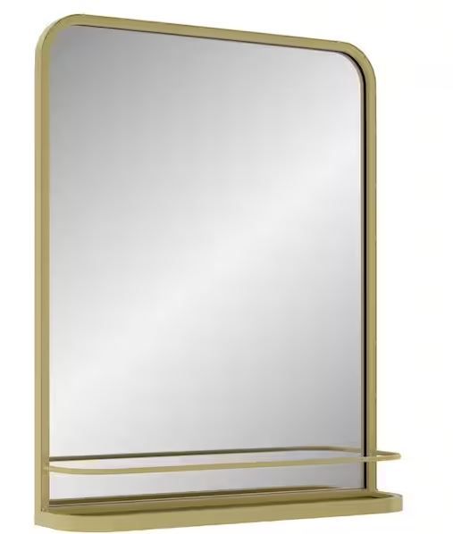 Photo 1 of 22 in. x 27 in. Modern Rectangle Framed Decorative Mirror
