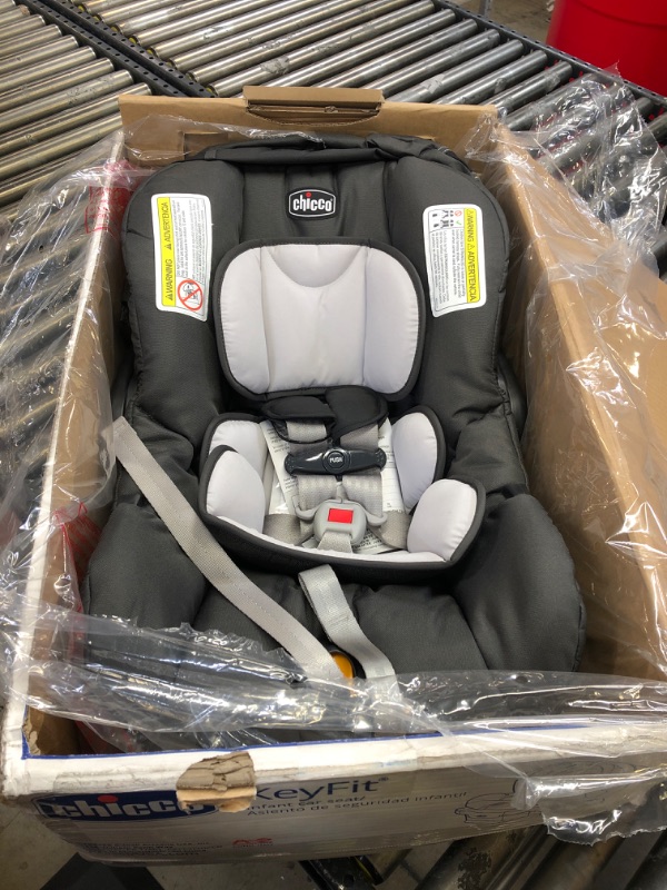 Photo 2 of Chicco KeyFit Infant Car Seat and Base | Rear-Facing Seat for Infants 4- 22 lbs. | Includes Infant Head and Body Support | Compatible with Chicco Strollers | Baby Travel Gear Encore 1 Count (Pack of 1) KeyFit Car Seat