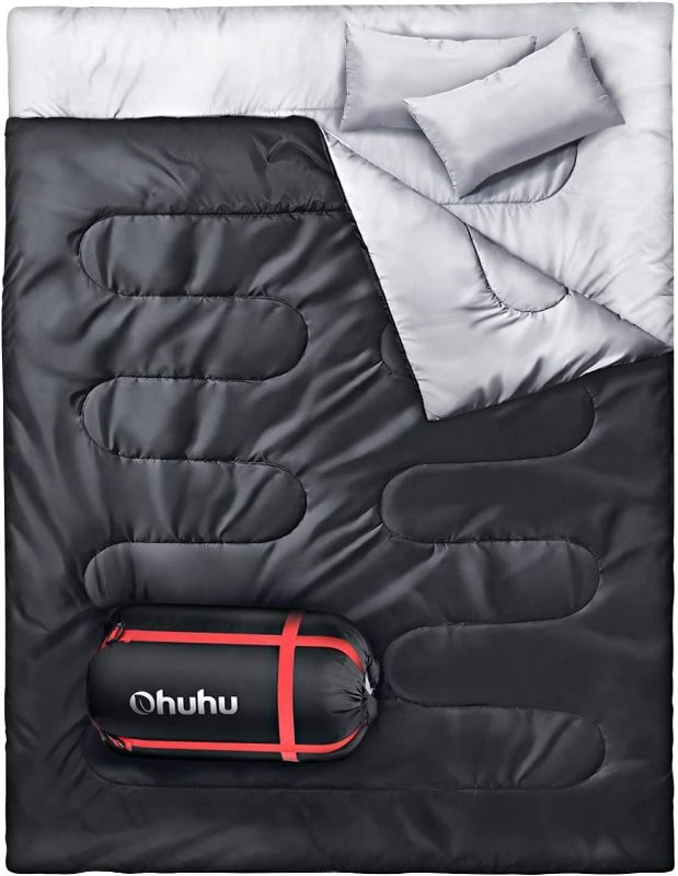 Photo 1 of  Ohuhu Sleeping Bags for Adults with 2 Pillows