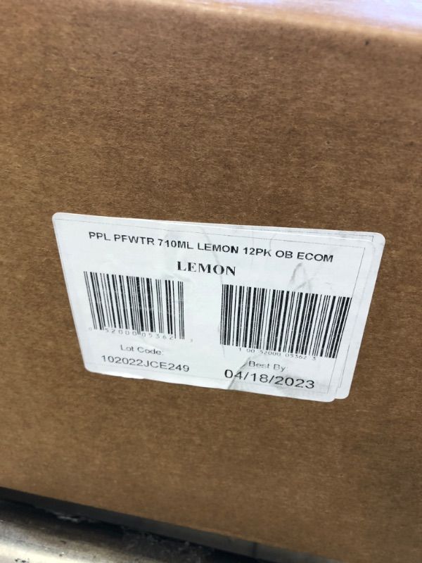 Photo 2 of 12 PACK OF LEMON PROPEL WATER BEST BY APRIL 2023