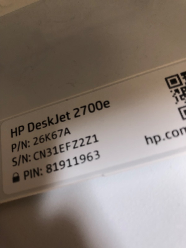 Photo 5 of DeskJet 2755e Wireless Inkjet Printer with 6 months of Instant Ink Included with HP+