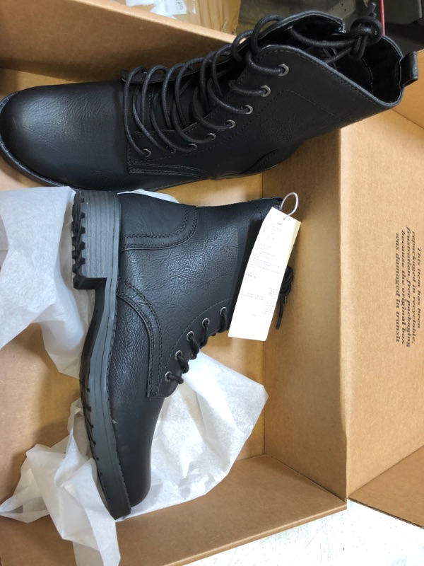 Photo 2 of Amazon Essentials Women's Lace-Up Combat Boot
10