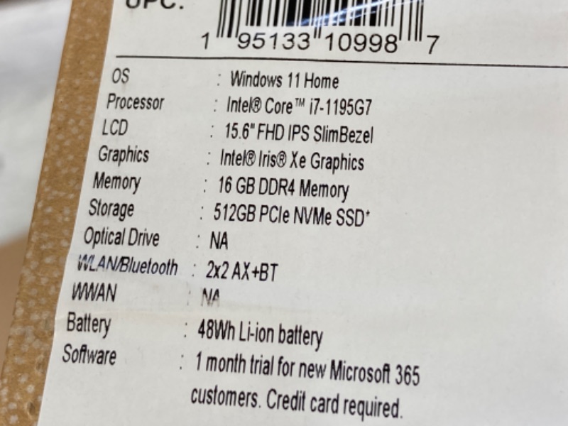 Photo 5 of Acer 2023 Newest Aspire Vero AV15-51-7617 Green Laptop,15.6" FHD IPS Display, Intel Core i7-1195G7, 16GB RAM, 512GB NVMe SSD, Intel Iris Xe Graphics, Wi-Fi 6, Windows 11 Home, Bundle with JAWFOAL 16GB DDR4 | 512GB