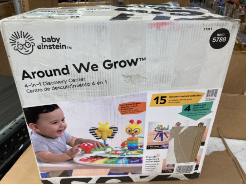 Photo 1 of Baby Einstein Around We Grow 4-in-1 Walk Around Discovery Activity Center Table, Ages 6 Months+