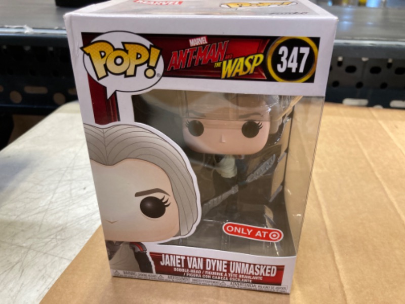 Photo 2 of Funko Pop! Marvel: Janet Van Dyne Unmasked - Ant-man and the Wasp Figure #347