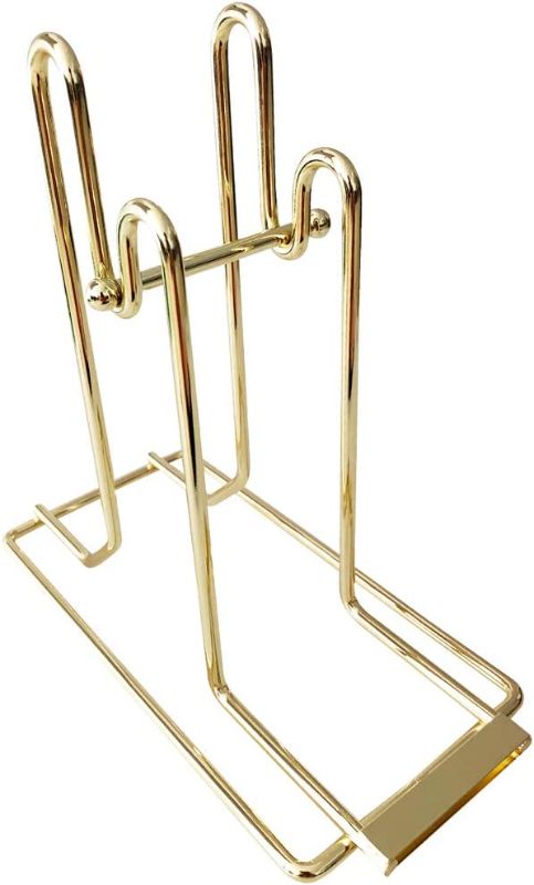Photo 1 of Yuanhe 2PCS Brass Plated Raffle Ticket Dispenser for Single-Roll & Double-Roll Tickets