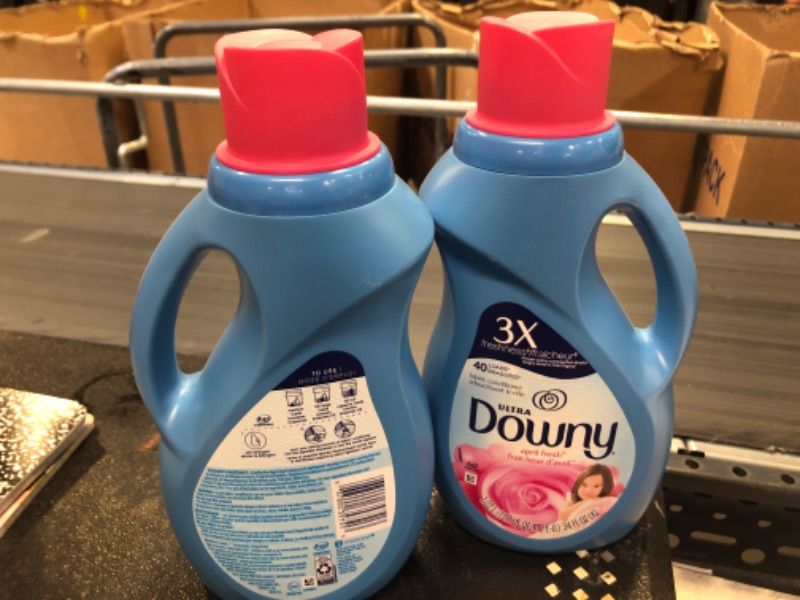 Photo 2 of 2pcs--Ultra Liquid Fabric Softener April Fresh 34 Oz  