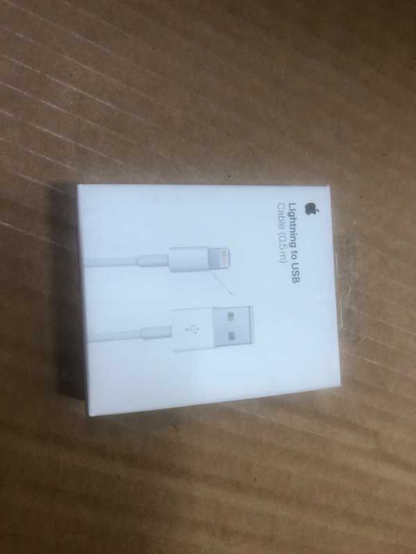 Photo 2 of Apple Lightning to USB Cable (0.5 m) 0.5 m Cable