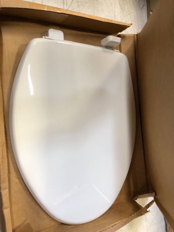 Photo 2 of  Elongated Plastic Toilet Seat  