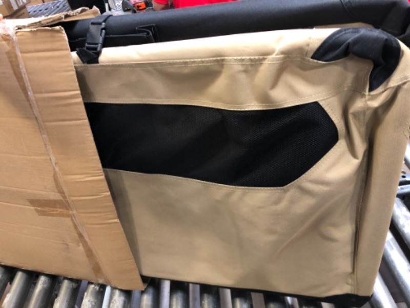 Photo 1 of Amazon Basics Portable Folding Soft Dog Travel Crate Kennel L - 36"