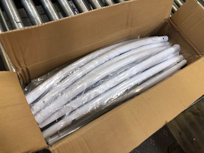 Photo 1 of 6.5ft white circle arch stand 