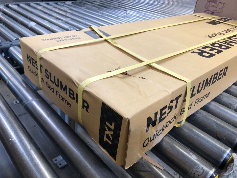 Photo 1 of (FACTORY SEALED)UrbanLab NEST Slumber Metal Platform Twin XL Size Bed Frame | QuickLock Ready in 5 Min | Quiet & Sturdy | 14 Inch Mattress Foundation | No Box Spring Needed | Non-Slip & Easy Assembly