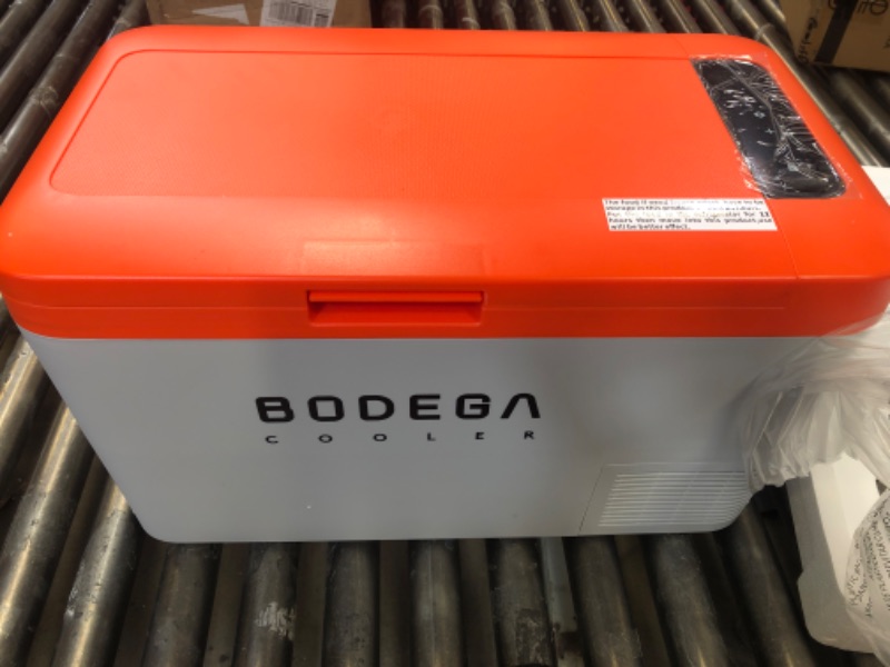 Photo 2 of BODEGA 12 Volt Car Refrigerator, 27 Quart (25L) Car Fridge Portable Freezer (-4?-68?), Electric Cooler for Vehicles, Truck, RV, Camping, Travel and Home Use -12/24V DC & 100V/240V AC, WIFI APP Control 27 Quart (Orange)