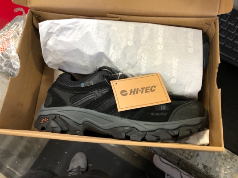 Photo 4 of  ***SIZW 11 MENS*****HI-TEC Ravus WP Low Waterproof Hiking Shoes for Men, Lightweight Breathable Outdoor Trekking and Trail Shoes, Sizes 7 to 15, Medium and Extra Wide Mens Hiking Shoes
