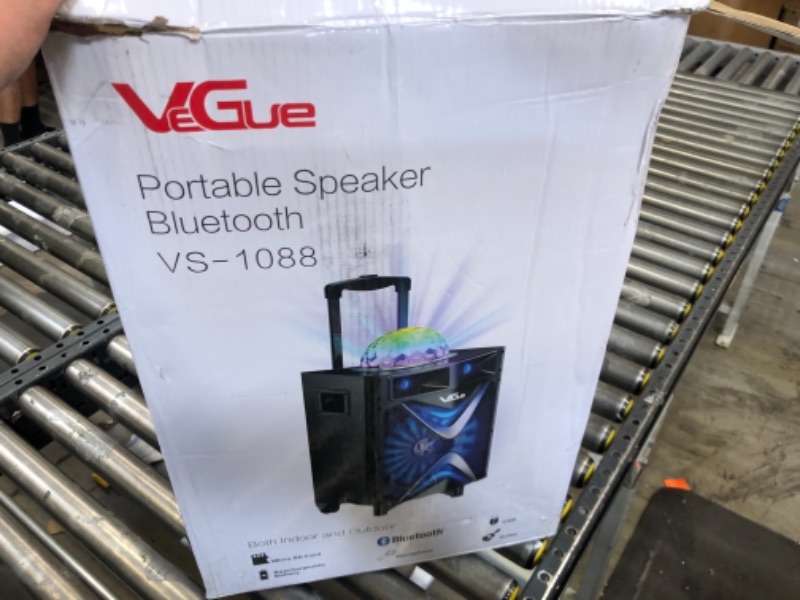 Photo 1 of Karaoke Machine for Adults,Bluetooth PA Speaker System 2 UHF Wireless Microphones,Disco Ball,Lyrics Display Holder,Echo/Treble Adjustment,Easy to Setup