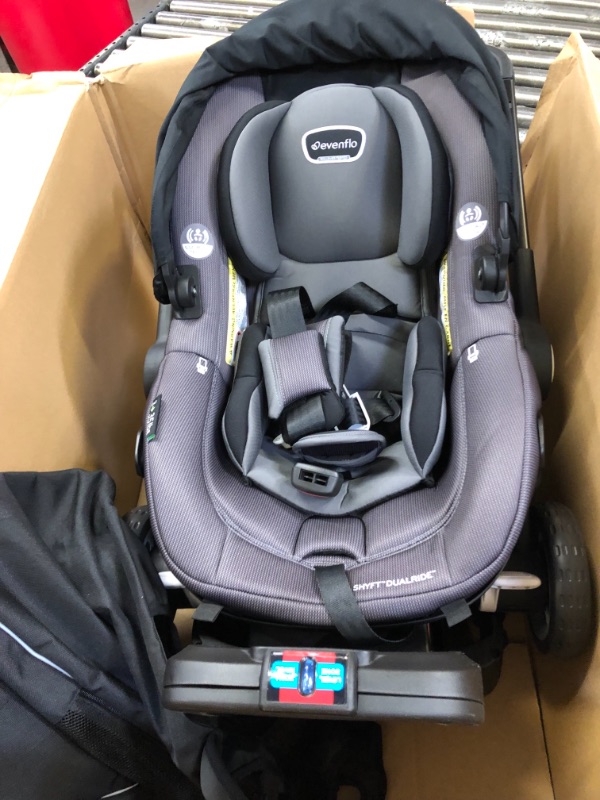 Photo 2 of  **SIMILAR ITEM***Evenflo LiteMax 35 Infant Car Seat, Lightweight, Extended Use, Belt Lock-Off, Ergonomic Handle
