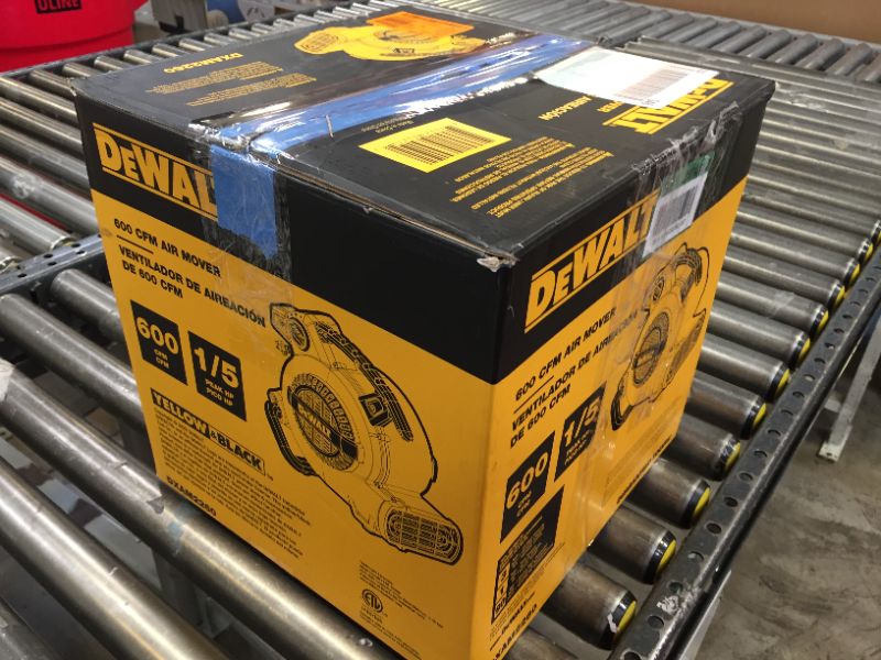 Photo 3 of  DeWalt Portable Air Mover 1/5 Horsepower Motor