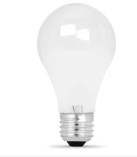 Photo 1 of 43-Watt A19 E26 Halogen White Light Bulb, Soft White 2700K 16 Lightbulbs 2 PACK