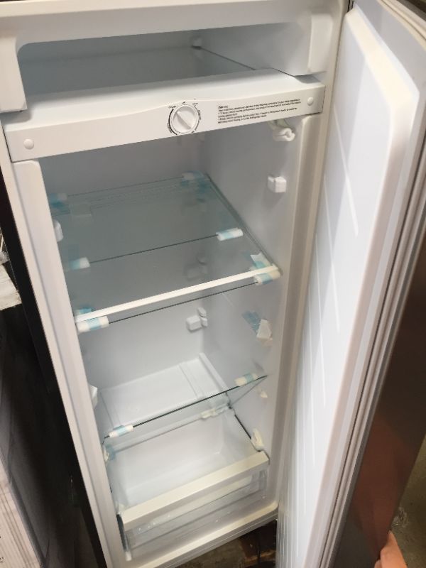 Photo 3 of 7 cu. ft. Convertible Upright Freezer/Refrigerator in Stainless Steel Garage Ready

