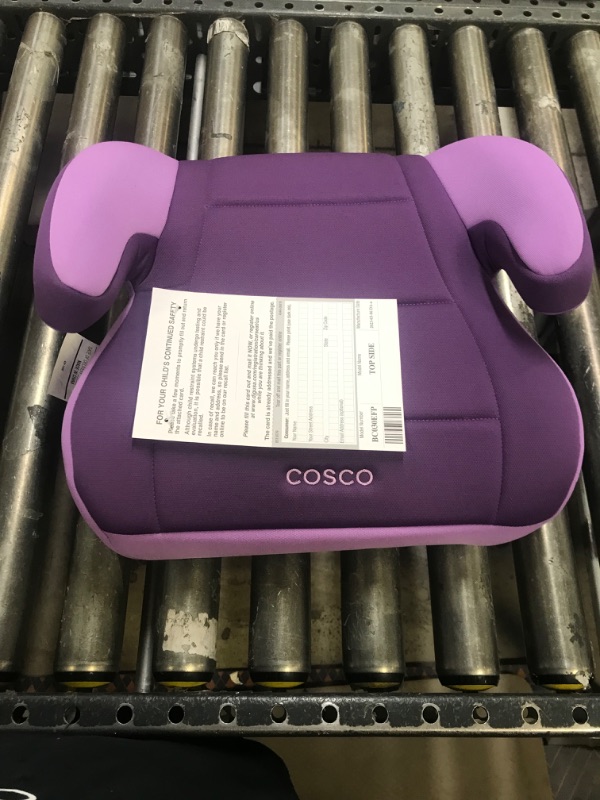 Photo 3 of Cosco Topside Child Safe Belt Positioned Backless Booster Car Seat, Purple Grape