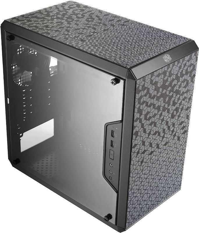 Photo 1 of Cooler Master MasterBox Q300L Micro-ATX Tower with Magnetic Design Dust Filter, Transparent Acrylic Side Panel, Adjustable I/O & Fully Ventilated Airflow, Black (MCB-Q300L-KANN-S00)
