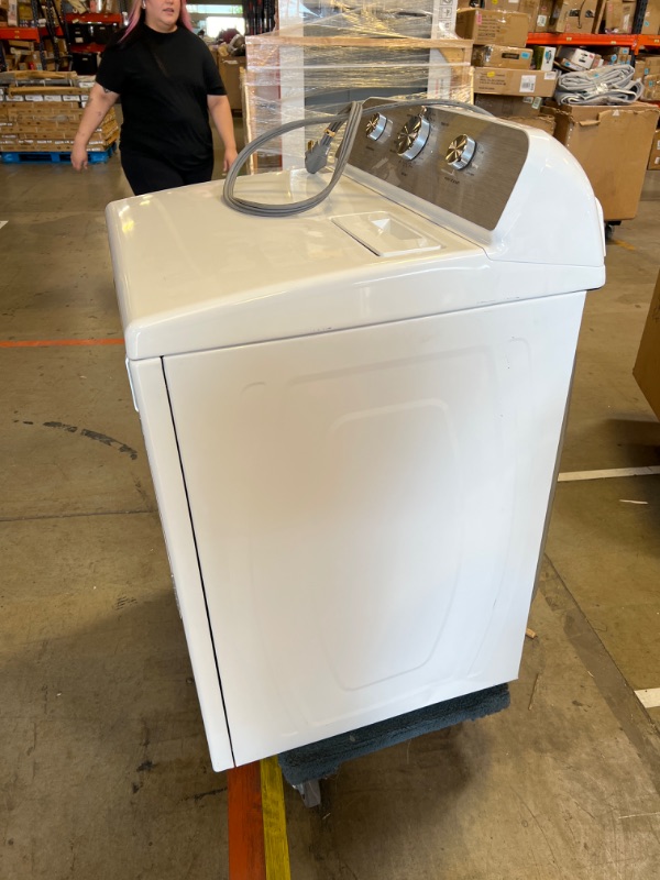 Photo 2 of white front load maytag dryer 