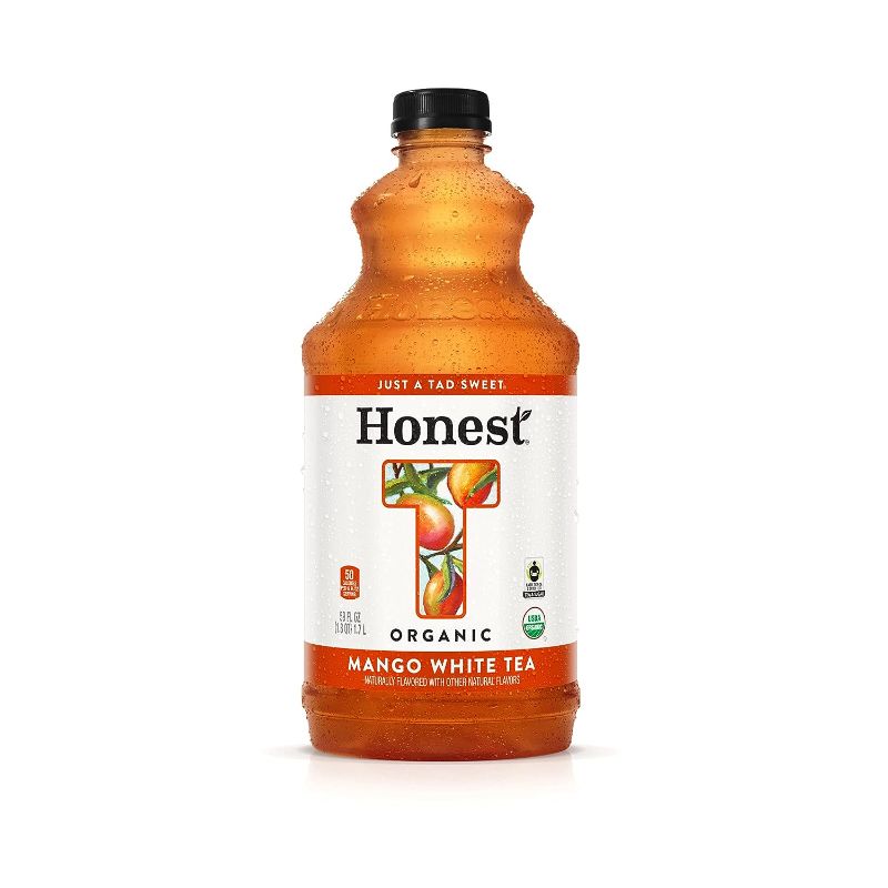 Photo 1 of 8 pack HONEST TEA WHITE MANGO
BEST BY 08/07/2023