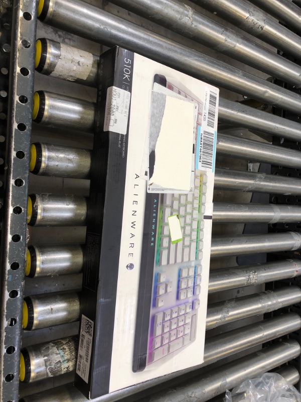 Photo 1 of Alienware New Low-Profile RGB Gaming Keyboard AW510K Light, Alienfx Per Key RGB Lighting, Media Controls and USB Passthrough, Cherry MX Low Profile Red Switches, Lunar Light Keyboard Multicolor