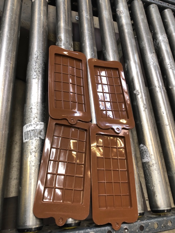 Photo 1 of 4 pcs chocolate bar molds 