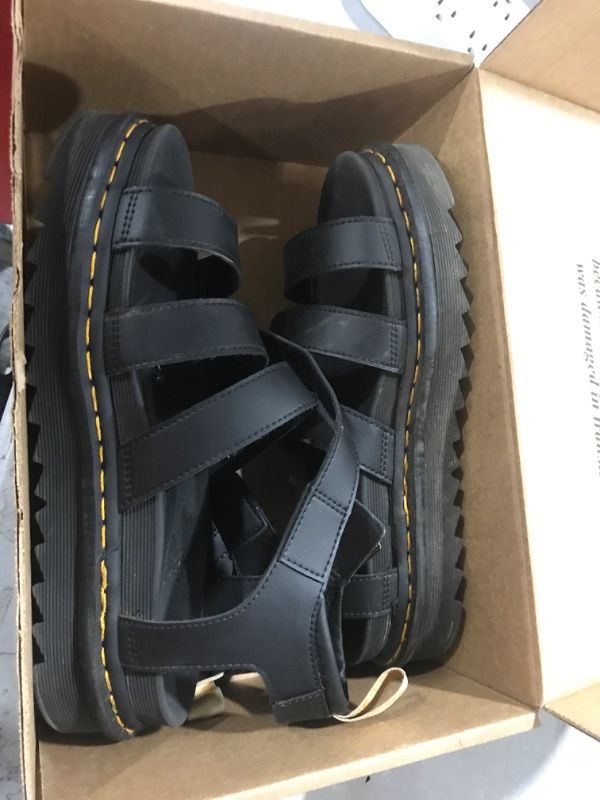 Photo 2 of Dr. Martens Women's Vegan Blaire Cambridge Fisherman Sandal shoes say size 8 but seem like a 10 