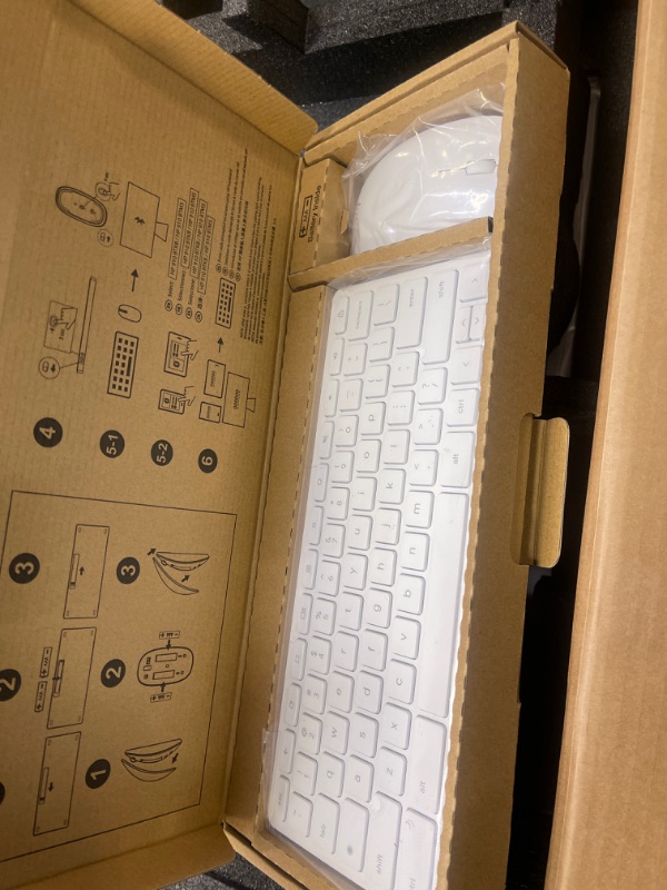Photo 1 of HP Chromebase 21.5" All-in-One Desktop, Intel Pentium Gold 6405U Processor, 4 GB RAM, 64 GB Storage, Rotating Full HD IPS Touchscreen, Chrome OS, Bluetooth Keyboard and Mouse Combo (22-aa0012, 2021)