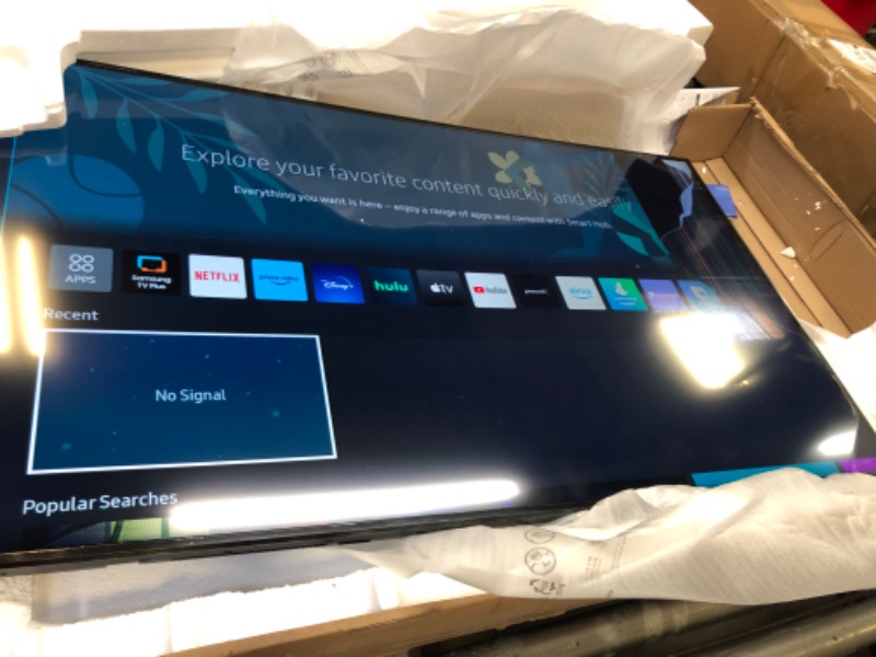Photo 1 of SAMSUNG 50-Inch Class Crystal 4K UHD AU8000 Series HDR, 3 HDMI Ports