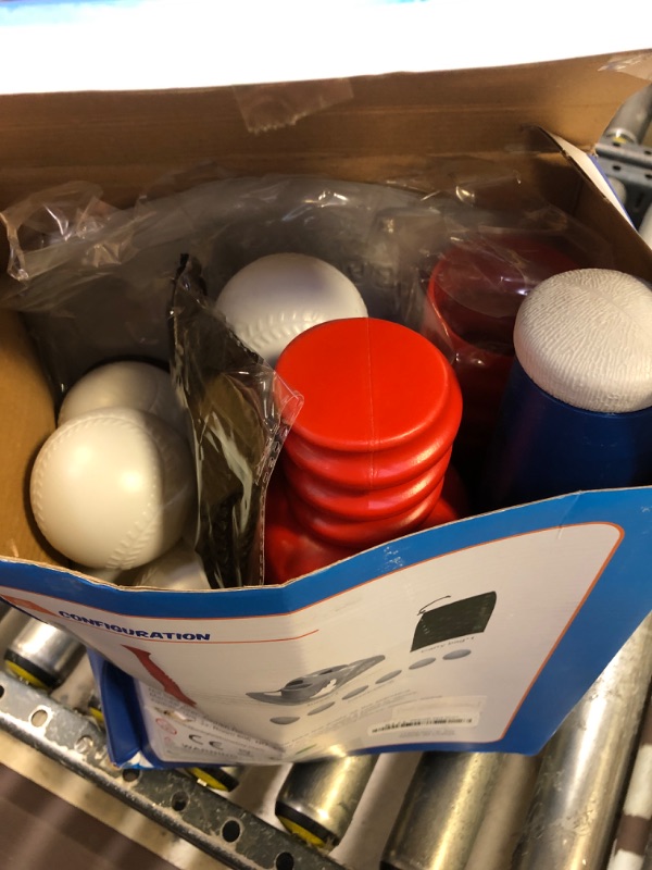 Photo 1 of plastic tee ball set up for toddlers