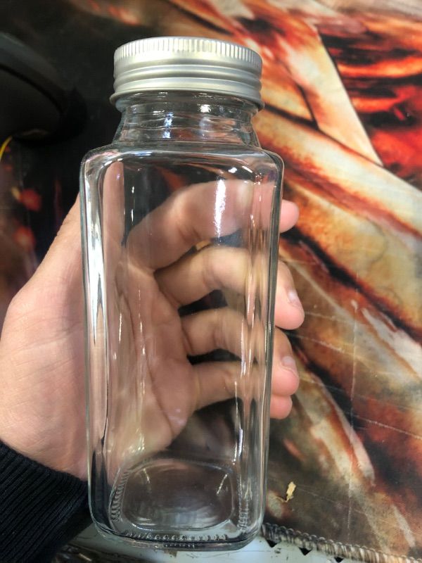Photo 1 of 8oz glass spice jar with lid