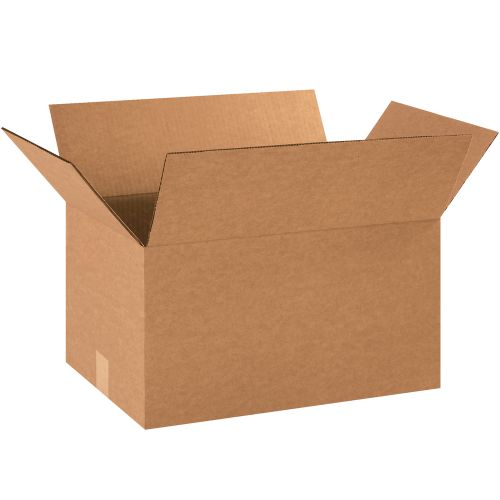 Photo 1 of 17" X 12" X 10" CORRUGATED BOXES (ECT-32 KRAFT) - 25/PACK
