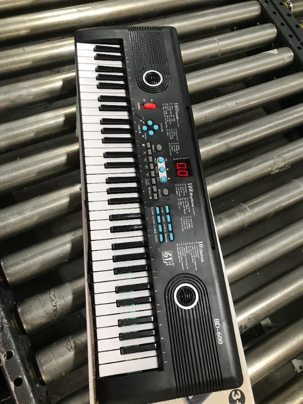 Photo 1 of 61 key piano keyboard, Electronic Digital Piano with Built-In Speaker Microphone, Portable Keyboard Gift Teaching for Beginners?electric piano for kids
