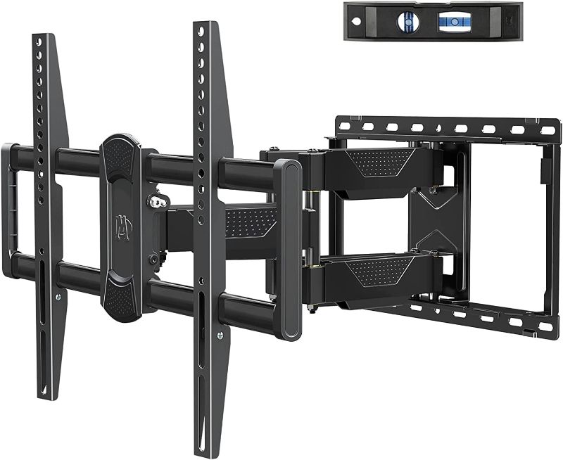 Photo 1 of Mounting Dream Full Motion TV Mount for 42-75 inch TVs, TV Wall Mount Bracket with Dual Articulating Arms, Fits 12” / 16” Wood Studs with VESA 600x400mm up to 100lbs
