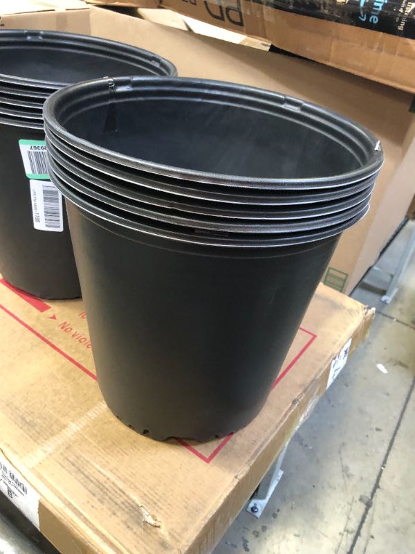 Photo 2 of 5 Gal. Nursery Trade Pots (4.02 Gal / 15.19 l) 5-Pack
